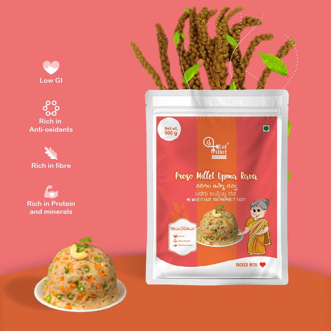 Proso Millet Upma rava