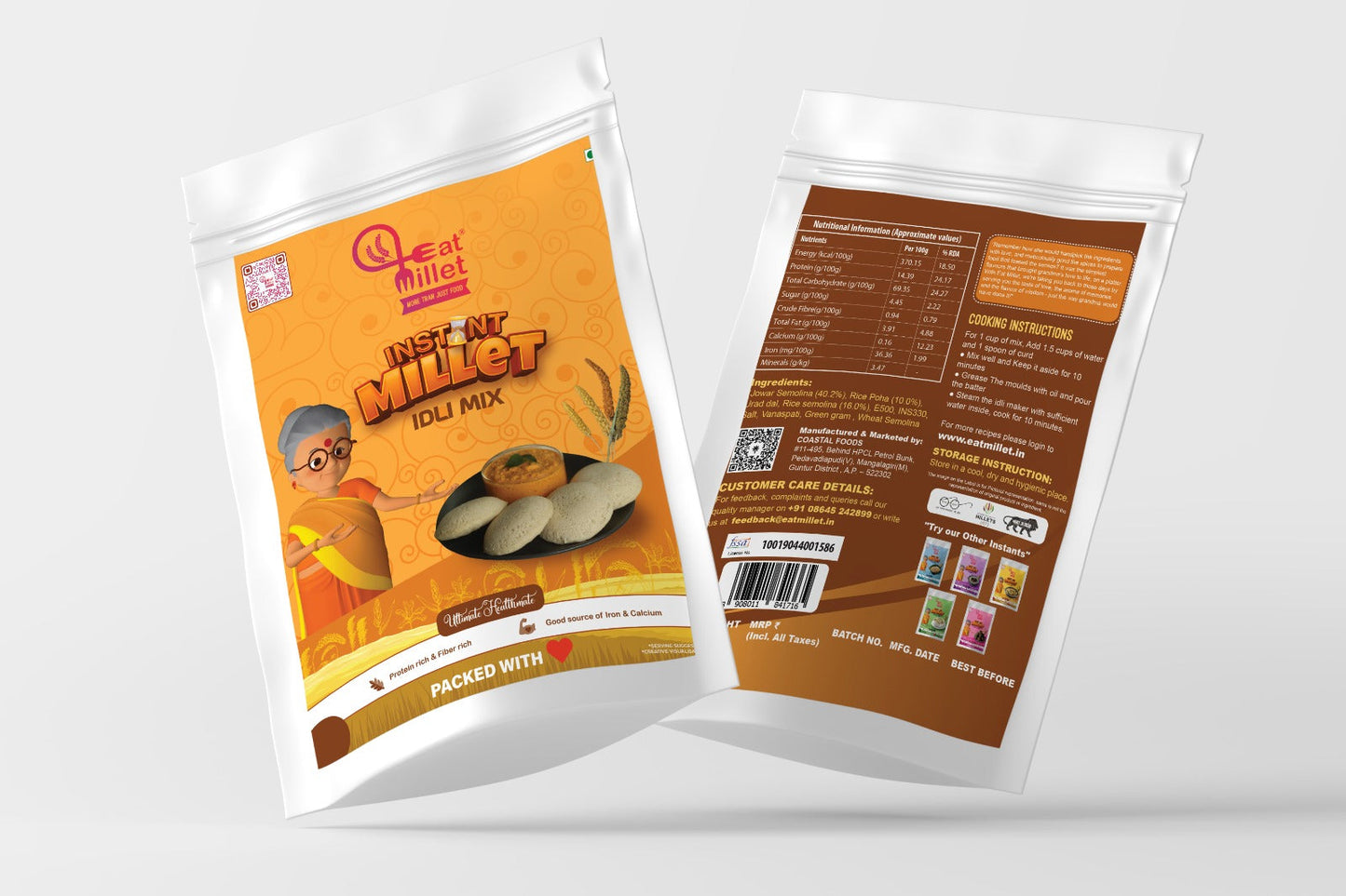 Instant Millet Idli Mix