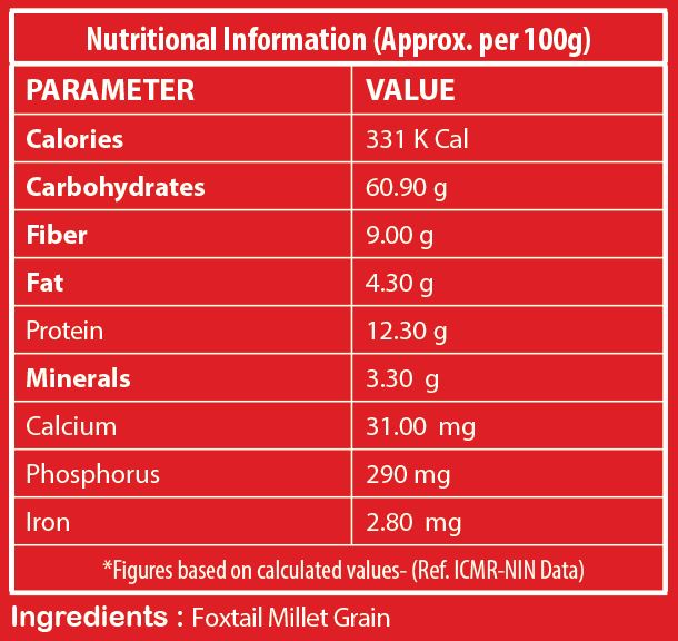 Foxtail Millet flour