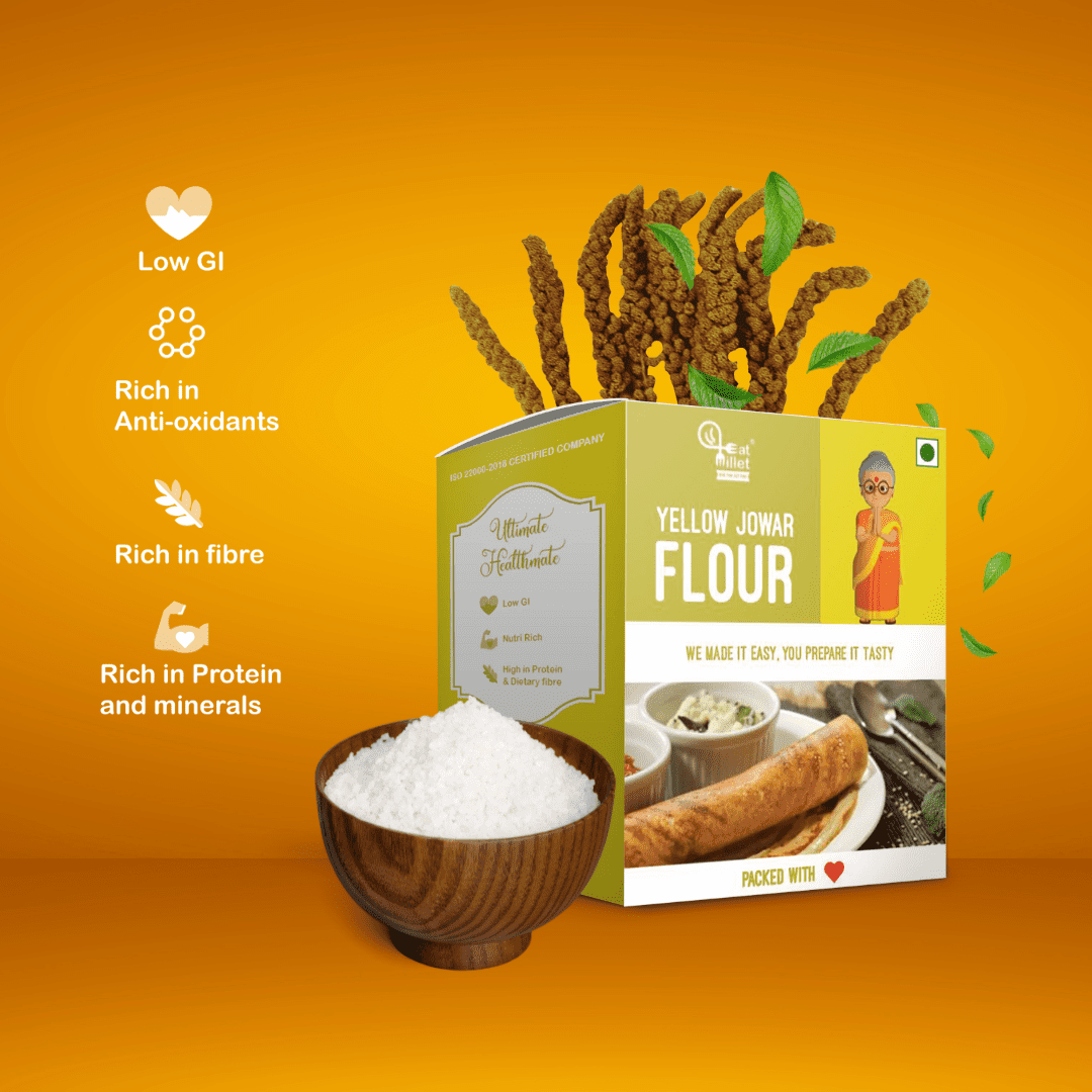 Yellow Jowar Flour 700 Gms