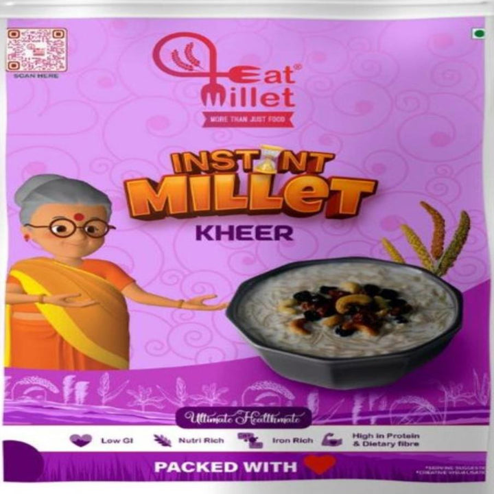 Instant Millet Kheer Mix Gluten Free 100 Naturally Organic EatMillet