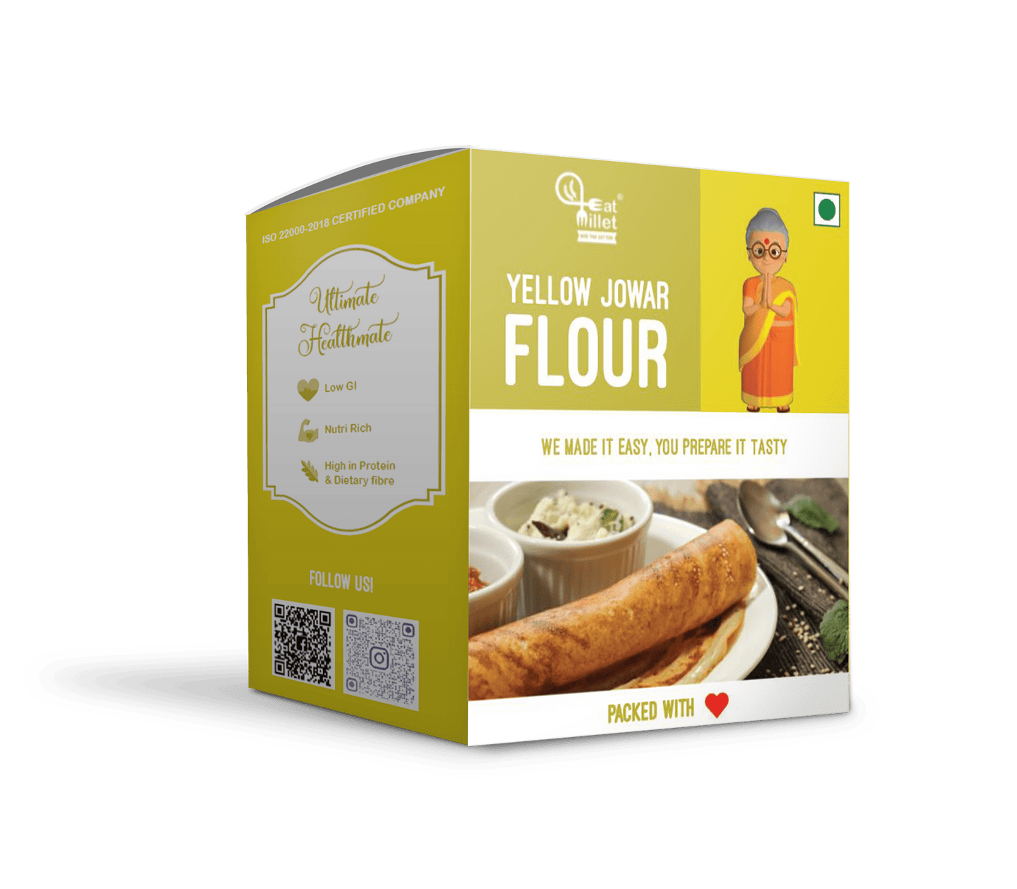 Yellow Jowar Flour 700 Gms